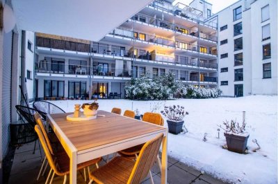 3 Zimmer - Erdgeschosswohnung im Europa-Viertel zu verkaufen.
