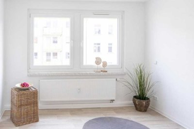 2-Raum-Erdgeschosswohnung mit Tageslichtbad
