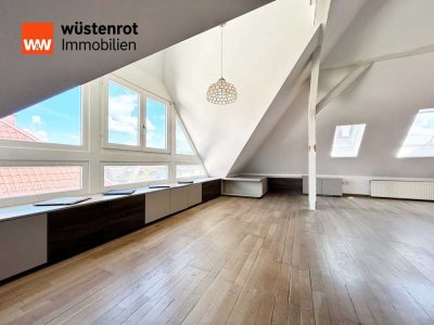 Ein Hauch von Loft in der Weststadt.
4 moderne Zimmer. Stilvoll Wohnen
auf zwei Ebenen mit 90 m².