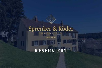 RESERVIERT: Vier Mehrfamilienhäuser im Schwarzwald auf einem großen Flurstück zur Entwicklung