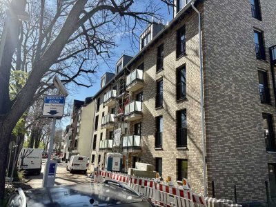 Neubau KR-Uerdingen: EG-Wohnung mit Terrasse am Rheinufer mit Aufzug, Wärmepumpe & KFW 55,Stellplatz