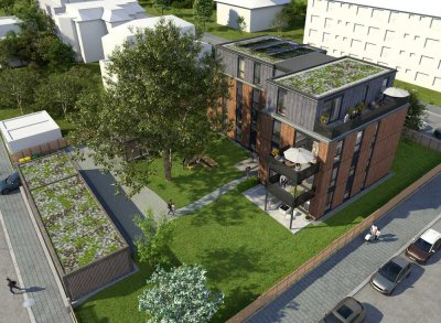2 Zi Traumwohnung Neu Aufzug gr. Dachterrasse m. Fernblick A+ Energieeff.
