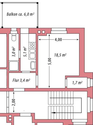 Ruhige 1-Zimmer Wohnung mit Balkon in Bad Harzburg
