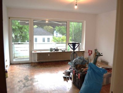 Sonnendurchfluttete 2 Zi. Whg. Süd-Balkon, Blankenese, ohne Kücheneinbauten nur Anschlüsse