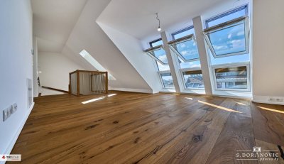 NEU! ++ ERSTBEZUG ++ 6 Exklusive DG-Wohnungen mit Terrasse &amp; Weitblick ++ Siebenbrunnenplatz ++ 1050 Wien ++