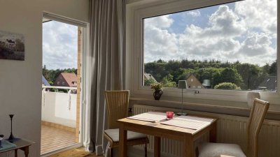 Provisionsfrei: Helle, strandnahe 2-Zimmer-Wohnung mit Weitblick im Süden von Westerland