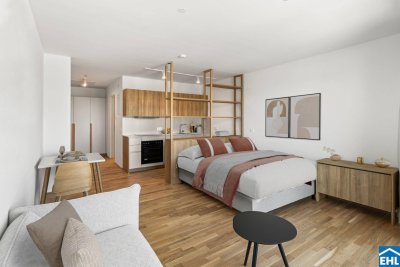 Urbanes Familienleben mit Dachgarten und Spielplatz