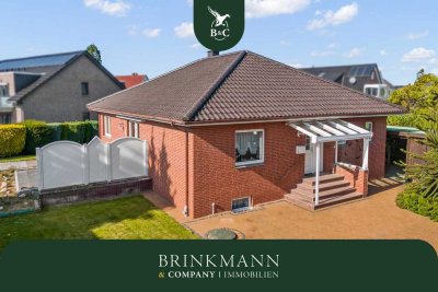 Schierholz - Solider Walmdachbungalow mit zusätzlichem Siedlungshaus