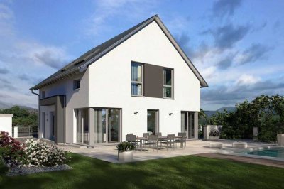 DAS LICHTDURCHFLUTETE FAMILIENHAUS in Traumlage gleich im Grünen und doch zentral