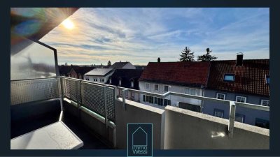 Zentral gelegene 2 Zimmer Wohnung mit Balkon in einer 30er Zone in Weingarten