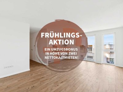 Neuanfang leicht gemacht: 2 Monate mietfrei als Frühlingstaktion geschenkt!: 2-Zimmerwohnung