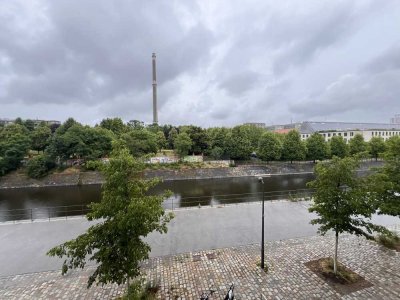 Mitte: 2-Zi-NB-Wohnung - WASSERBLICK - 71 m² - 2 TERRASSEN, EBK LUXUS Bad - per SOFORT zu VERKAUFEN