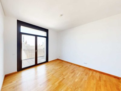 Kompakte 2-Zimmer-Wohnung mit tollem Ausblick aus der großzügigen Loggia