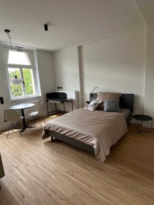 Helles City-Apartment mit Blick auf die Karlshöhe