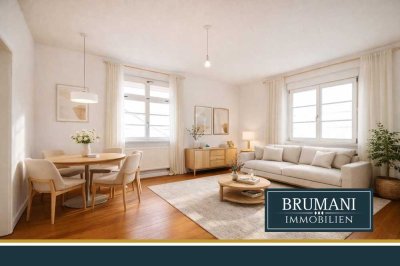BRUMANI | Charmante Altbauwohnung mit Dielen, hohen Decken & viel Licht in Weststadt