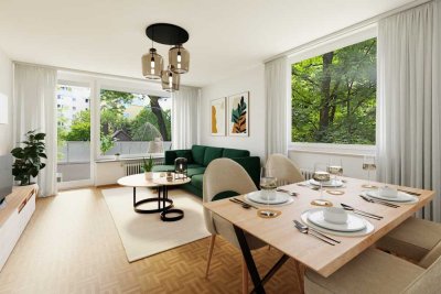 Für 2 Jahre zur Vermietung befristet! Möbel auf Anfrage - Attraktive Citywohnung mit Balkon, neue Fe
