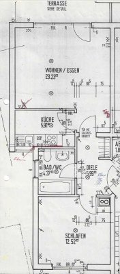 Stilvolle, gepflegte 2-Raum-Wohnung mit Balkon und EBK in Nußloch