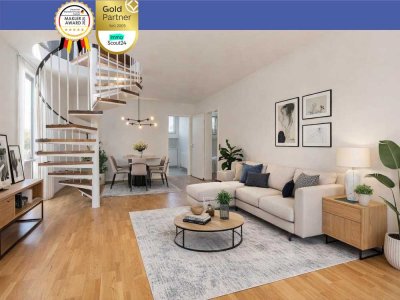 Ihr neues Zuhause: Lichtdurchflutete 4-Zimmer-Maisonette mit Südbalkon in Köln-Ostheim