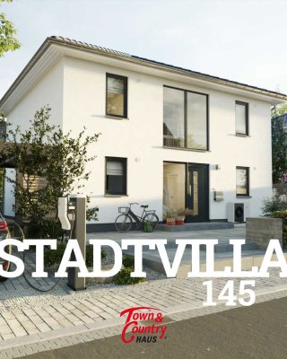 Endlich Platz für die ganze Familie – Moderne Stadtvilla mit Garten