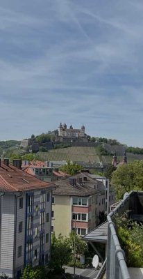 2-Zimmer Wohnung Penthouse Festungsblick Dachterrasse 97072 Würzburg