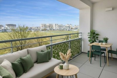 ERLAA LIVING - PROVISIONSFREI: 3-Zimmer-Neubau mit Loggia, U6-Nähe – sofort beziehbar