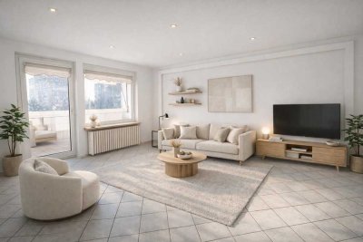 Charmante 2-Zimmer-Dachgeschosswohnung mit Balkon und Aufzug