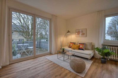 Sofort einziehen! Top renovierte 2-Zimmer-Whg. mit großem Balkon in ruhiger Lage, Bonn-Bad Godesberg