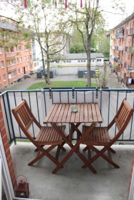 2-Raum-Wohnung mit Süd-Balkon in Mannheim