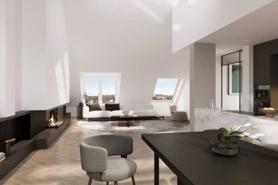 Exklusives Maisonette-Penthouse mit Skydeck im Herzen von Schwabing