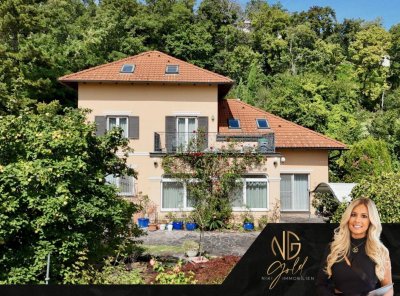 Mediterrane Toskana-Villa mit Nebengebäude und paradiesischem Garten in Bestlage von Eisenstadt
