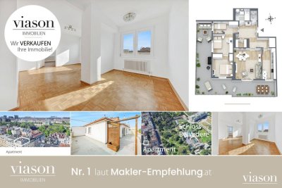 3 Zimmer I Garagenplatz I Terrasse I 3. Bezirk I Botanischer Garten &amp; Schloss Belvedere
