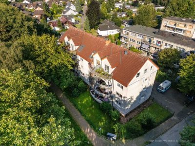 Erstbezug nach Sanierung - helle 3-Zimmer-Wohnung mit Südbalkon und Blick ins Grüne