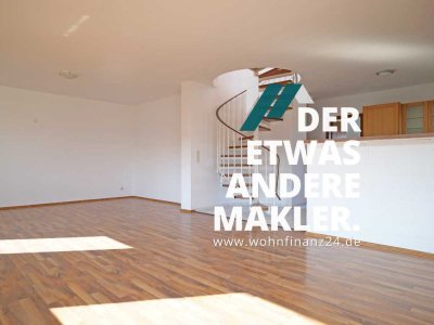 Penthouse-Wohnen: Maisonette mit zwei Balkonen und Weitblick