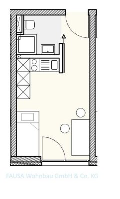 721+008 - Studenten-Apartment mit Duschbad (tw. Balkon) als Neubau-Erstbezug!
