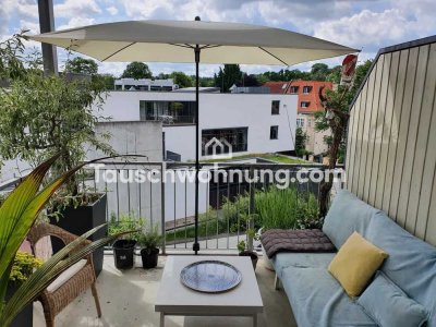 Tauschwohnung: Tausche Loftwohnung mit Süd-Balkon gegen größere Wohnung