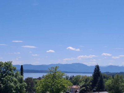 Villa am Starnberger See in Tutzing mit See-und Bergblick