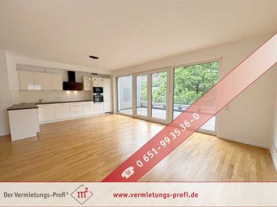 Penthouse mit Moselblick – großzügige 3-Zimmer-Wohnung mit Dachterrasse und Einbauküche