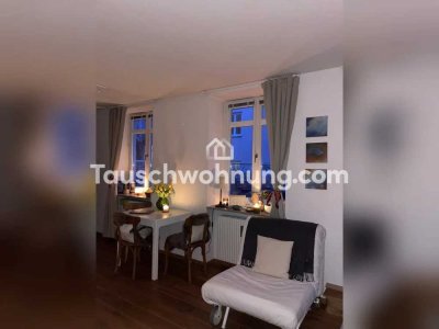 Tauschwohnung: Studio Wohnung mit Terrasse gegen 2 Zimmer mit Balkon
