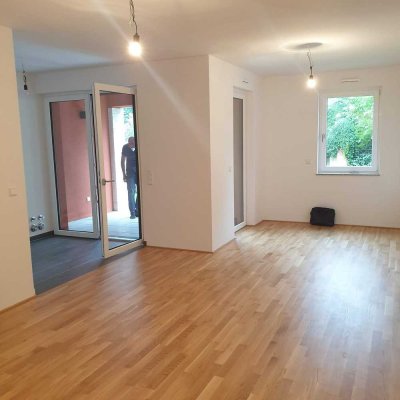 Moderne EG 2 Zimmer-Wohnung (Erstbezug 2021) mit Gartenanteil im Verlegerviertel  in Darmstadt