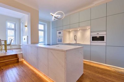 Luxus-Maisonette in Top-Adresslage Blankenese – Möbliert, Garten & High-End-Küche