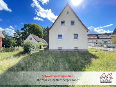 Großes Grundstück – kleines Haus: Sanierungsbedürftiges Einfamilienhaus zum Top-Preis in Hersbruck