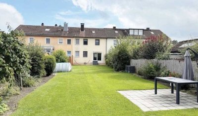 Reihenhaus feeling: auf 2
Etagen mit großem Garten