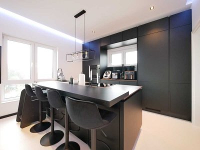 Exklusive Penthousewohnung mit Aufzug, Süd-West-Balkon und energieeffizientem KfW40 QNG-Standard