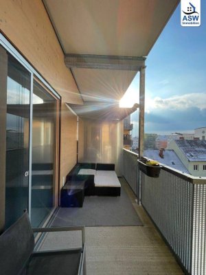 Helle 3-Zimmer Neubauwohnung mit Balkon Nähe Lentia