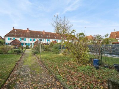 ++RESERVIERT++Denkmalgeschütztes Reihenhaus in der Gartenstadt Leopoldshöhe/Weil am Rhein mit Garten