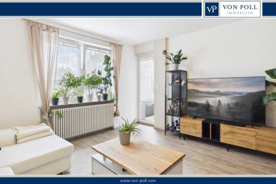 Gepflegte 3- Zimmerwohnung - renoviert - Balkon - Stellplatz