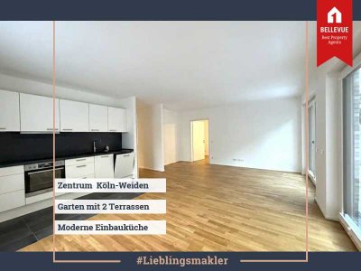 Moderne Erdgeschosswohnung mit EBK || Traumhafter Garten & Terrassen