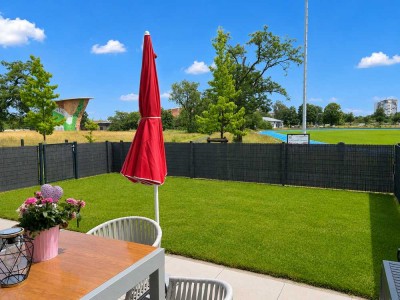 MA-Franklin: Moderne 2-Zimmer-Gartenwohnung mit Terrasse, hochwertiger Ausstattung & Einbauküche