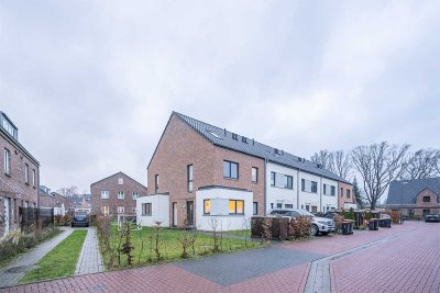 Wohnen Sie modern! Reihenendhaus mit Garten.