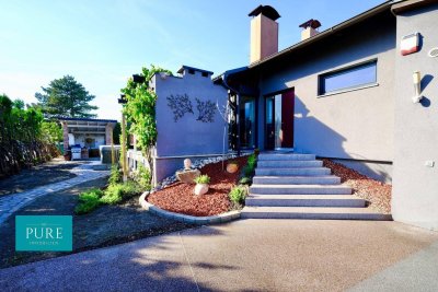 SCHICKER BUNGALOW mit Schwimmteich &amp; XXL Garage in schöner Grünruhelage I Ebreichsdorf!